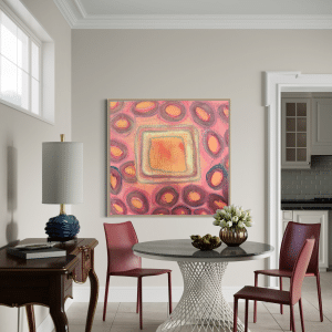 ציורים על בד כותנה גולמית